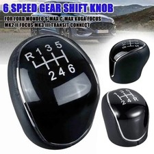 Gear Shift Knob 5 6 Speed Threaded Manual Replacement Black