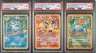 SEQUENTIAL PSA 9 BIG 3 BLASTOISE 2 CHARIZARD 4 VENUSAUR 15 CELEBRATIONS POKEMON