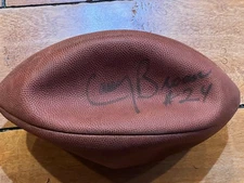 UNKNOWN SIGNED OAKLAND RAIDERS GAME USED WILSON PRO FOOTBALL (FROM EQUIP MANAGER