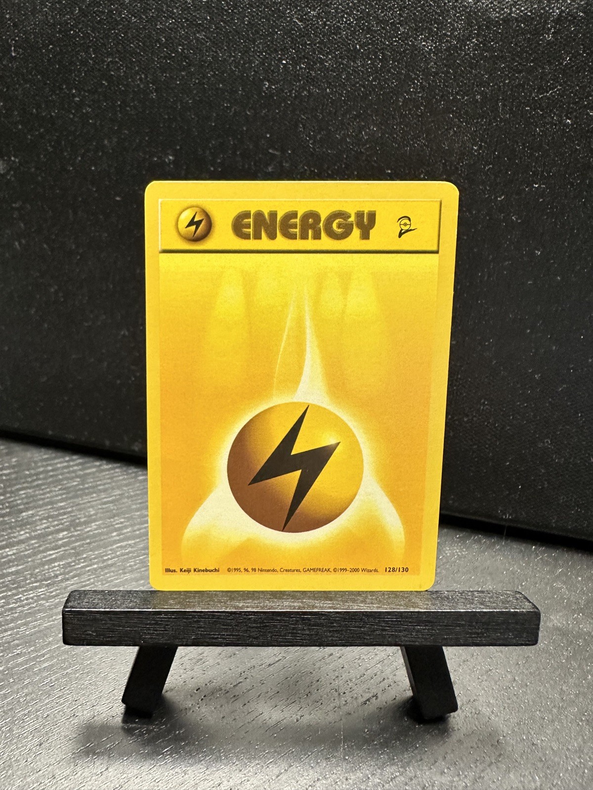 Lightning Energy #128 Pokemon Base Set 2