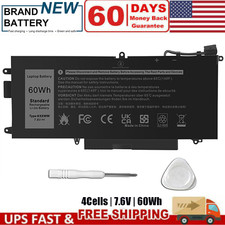 Battery K5XWW 60Wh 7.6V For Dell Latitude 7389 7390 L3180 5285 5289 2 in 1 71TG4