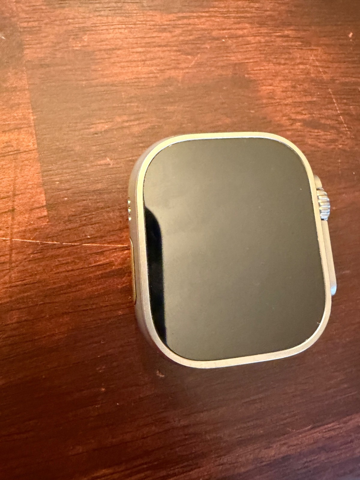 Apple Watch Ultra 2 49mm Titanium Case with Trail Loop - Orange/Beige, S/M (GPS-image