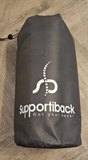 Supportiback Aquapressure Mat and Cushion with Carry Bag - Green And Grey