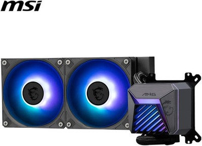 MSI MAG Coreliquid A15 240 Black- AIO ARGB Liquid Cooling - 240mm Radiator