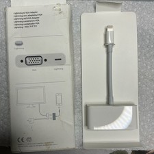 Genuine Apple Lightning to VGA Adapter OEM MD825ZM/A iPhone iPad