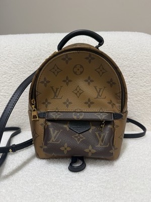 Louis Vuitton Palm Springs Backpack Mini Brown Canvas