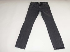J. Crew Men's 484 Slim Fit Jeans Size 32 x 34 NWT Black Wash Below Waist BI523