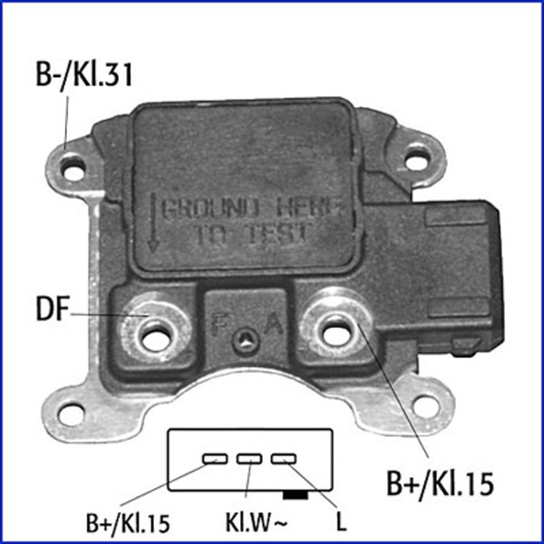 Hüco Lichtmaschinenregler 130040 FüR Ford Mondeo 1 GBP Turnier BNP 2 BAP BFP-image