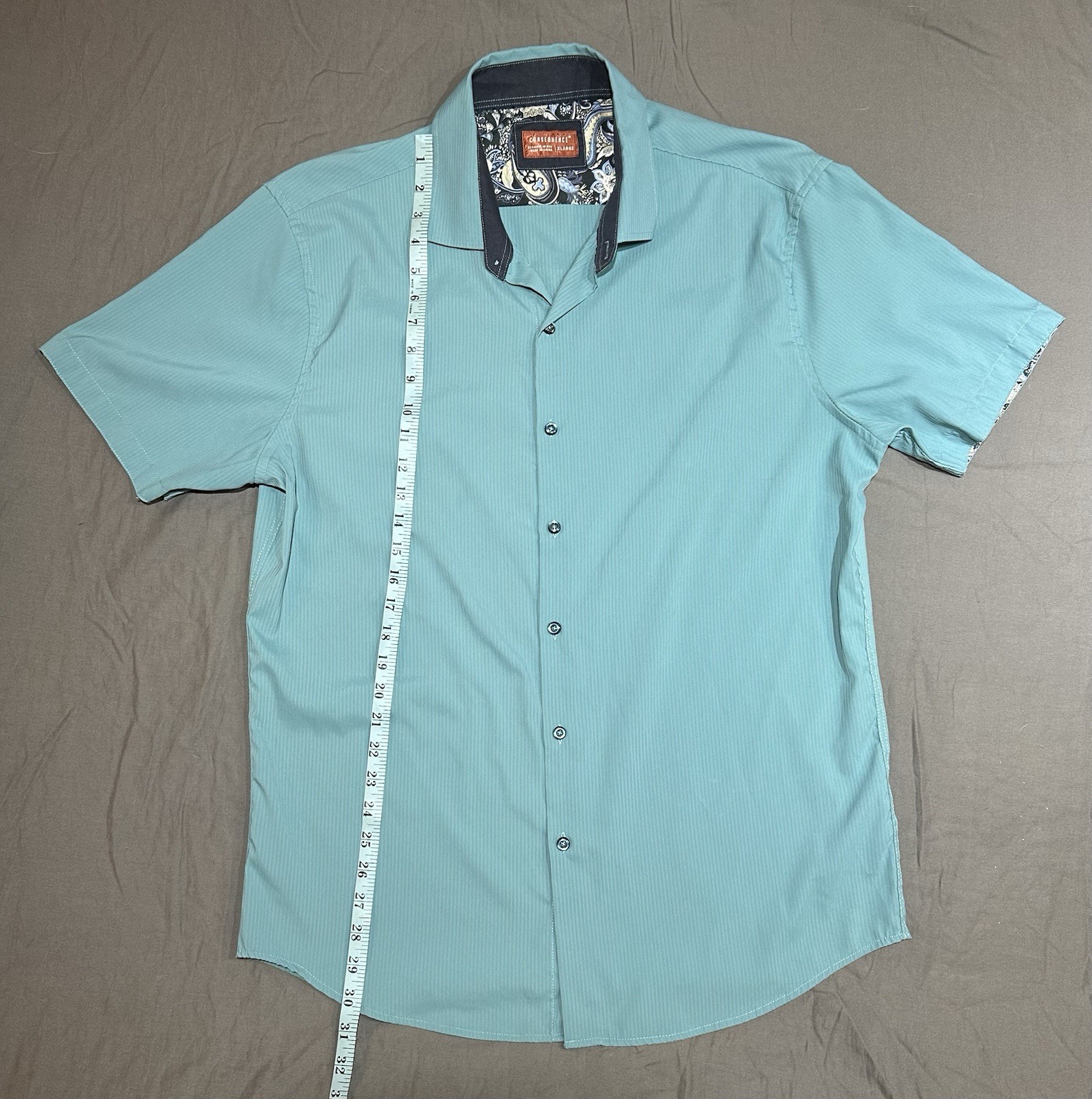 Men’s Light Blue Button Down Consequence Size XL … - image 2