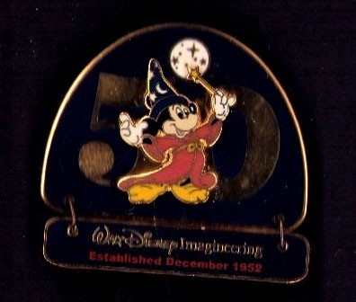 Disney 50th Anniversary Fantasia Sorcerers Mickey Pin