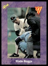 1991 Classic Game Purple Wade Boggs Boston Red Sox #192