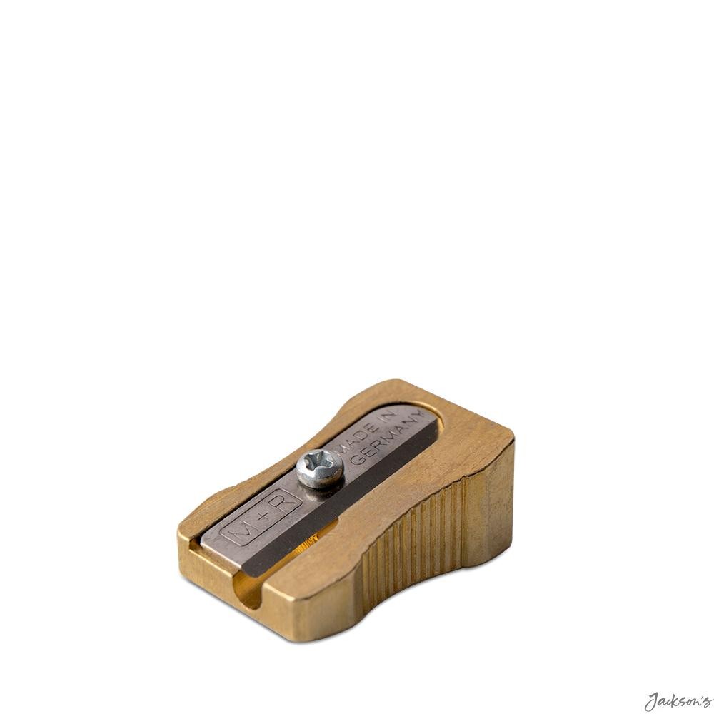Jakar Single Hole Pencil Sharpener Brass Wedge Shape For Standard Pencils