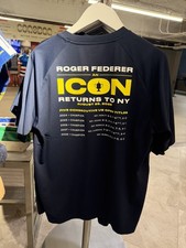 Uniqlo Roger Federer An Icon Returns To NY US Open 2026 RF Dry-EX T-Shirt Medium