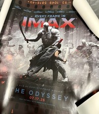 THE ODYSSEY IMAX exclusive Film reel style Illustration Movie Poster 30.5 x 34
