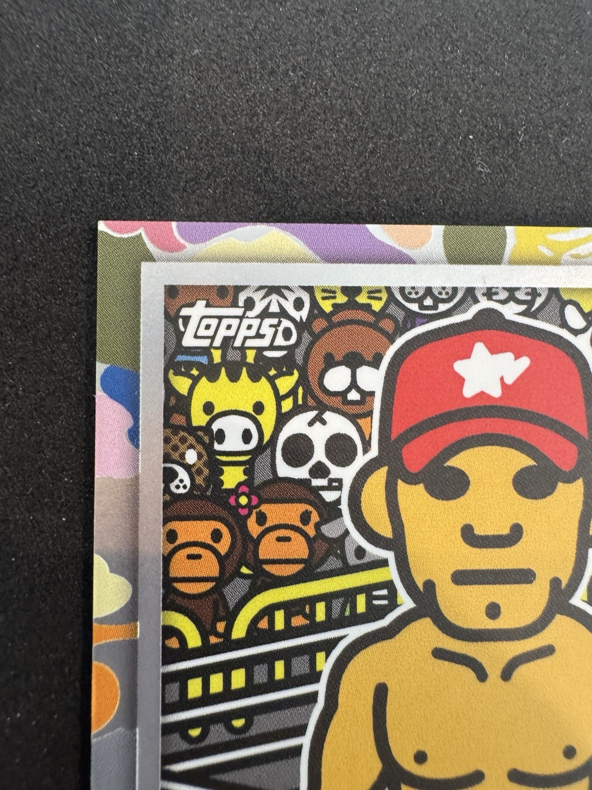 2025 Topps X Bape Wrestling John Cena Baby Milo Multi Camo 1/5 - 1st On Print! thumbnail 7