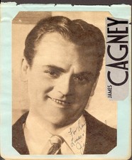 JAMES CAGNEY - INSCRIBED NEWSPAPER PHOTO SIGNED