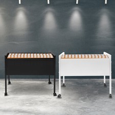 Rolowana szafka na dokumenty Wiszące teczki Rolowany wózek na dokumenty Segregator na dokumenty z kołami