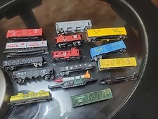 15 Various N Scale Bachmann: Box,Tank, Live Stock, Caboose, More, Preowned Lot