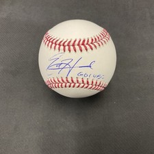 ED HOWARD Go Cubs Signed Autographed Official Major League Baseball JSA AB39526