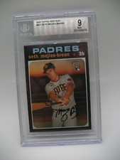 SETH MEJIAS-BREAN 2020 Topps Heritage #607 BGS MINT 9 RC Padres