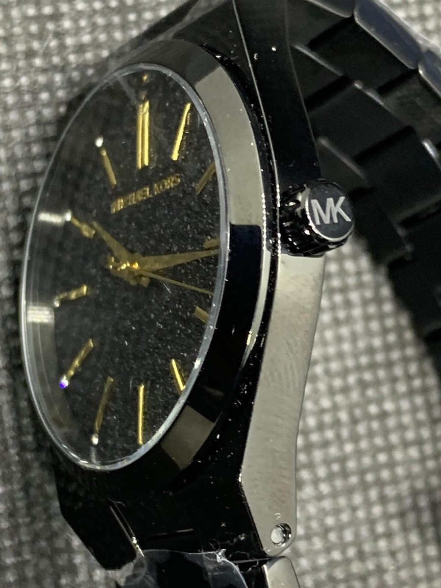 Michael Kors Channing Black Glitter Dial Watch, 36mm  display picture 2