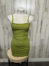 Green midi dress