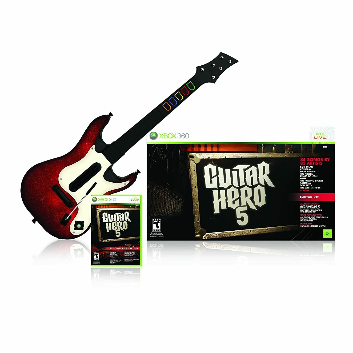 Xbox 360 Guitar Hero 5 Bundle eBay