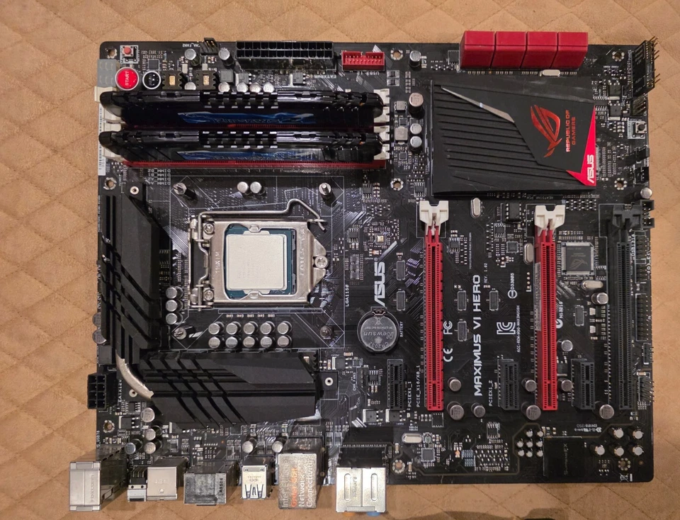 ASUS Maximus VI Hero, Intel i5-4670K 3,4GHz, DDR3-1866 16GB, Corsair H60 Combo - Bild 2 von 4