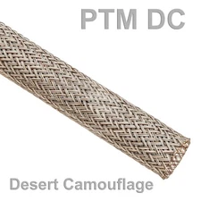 10ft (3m) - PTM0.50DC 1/2" Desert Camouflage Remix Expandable Braided Sleeving
