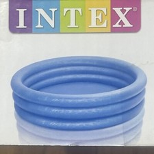 Intex Crystal Blue Pool 66in x 15in Kids Infl...