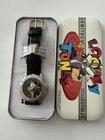 Daffy Duck Armitron Watch  black leather band 1994 NOT WORKING ! * — photo 8