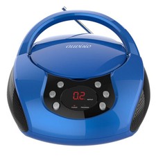 auvisio Tragbarer Stereo-CD-Player mit Radio, Audio-Eingang & LED-Display