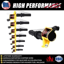8 Pack Ignition Coil For FORD F-150 4.6L 5.4L V8 TRITON 2004 2005 2006 2007 2008