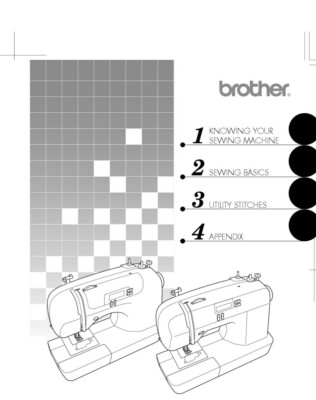 Brother CE-4000 Sewing Machine Owners Instruction Manual Reprint