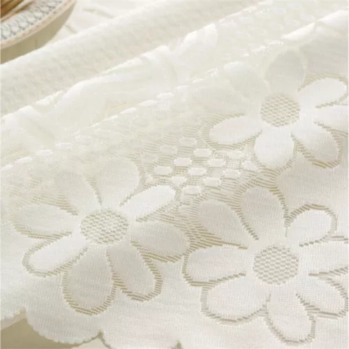 White Vintage Embroidered Lace Tablecloth Table Cloth Cover Wedding Party Decor - Picture 23 of 42