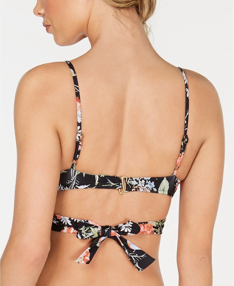 Top de bikini floral para mujer Becca by Rebecca Virtue 262521 talla L Foto 2 de 2