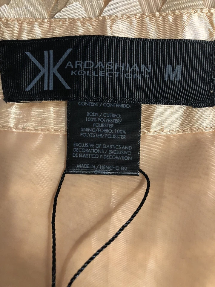 Falda Colección Kardashian Melocotón/Rosa Flor Pétalo Forrada Para Mujer Talla Grande Nueva Con Etiquetas Foto 3 de 4