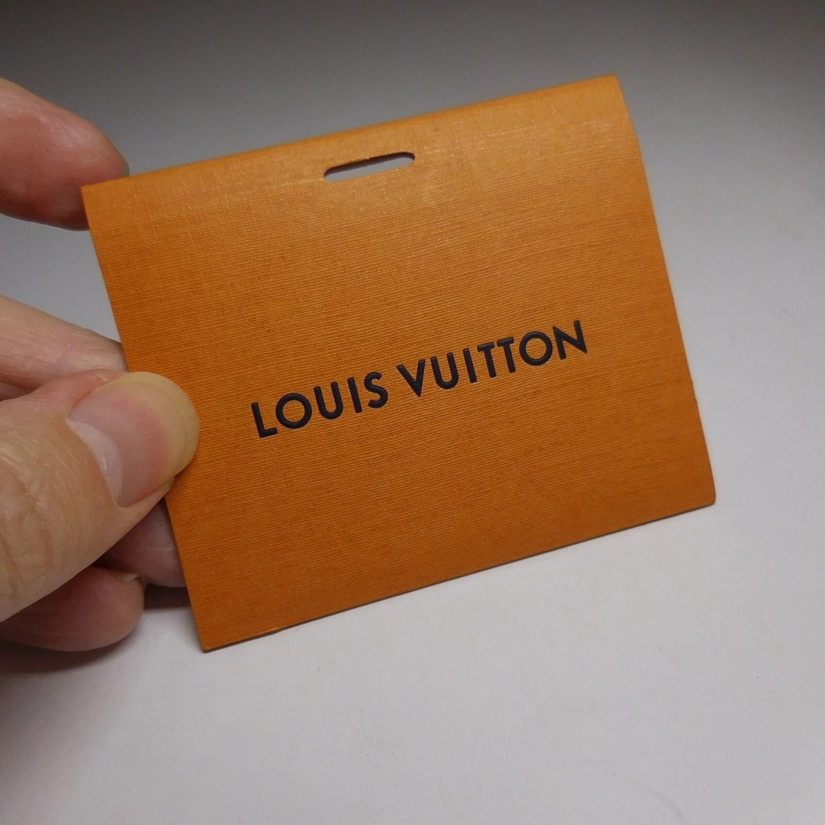 Clutch Bag Case Card Visit Louis Vuitton Stationery Orange Black France  N7229