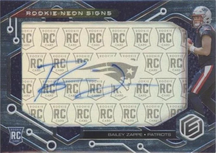 2022 Panini Elements Bailey Zappe #RNS-BZ