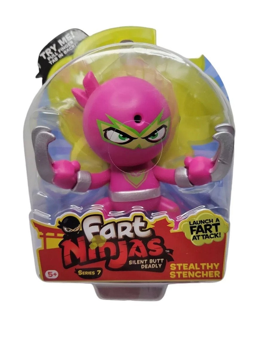 NEW Fart Ninjas Series 7 STEALTHY STENCHER Motion activated Silent