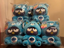 Care Bears Hello Kitty 8" plush - BADTZ-MARU as GRUMPY BEAR - NEW, MINT!