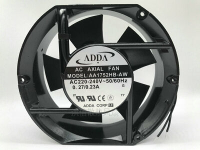 1 PCS ADDA Fan AA1752HB-AW AC 220-240V 2 Wire 172×150×50mm 17251 ...