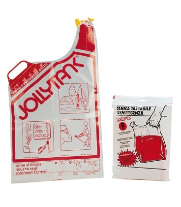 Tanica Benzina tascabile di Emergenza morbida "JOLLY TANK" 8 litri Confezionata