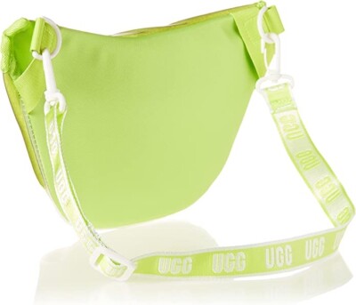 NWT UGG AUSTRALIA NASHA BELT BAG CLEAR KEY LIME ZIPPER CROSSBODY SHOULDER  PURSE