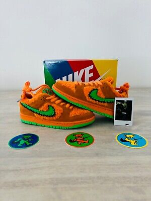 Size 4 Nike SB Dunk Low x Grateful Dead Orange Dunks RARE | eBay Size 4 Nike SB Dunk Low x Grateful Dead Orange Dunks RARE | eBay