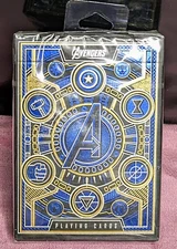 Theory 11 Marvel Avengers Blue Edition Playing Cards ~ Infinity Saga ~ Unopened 