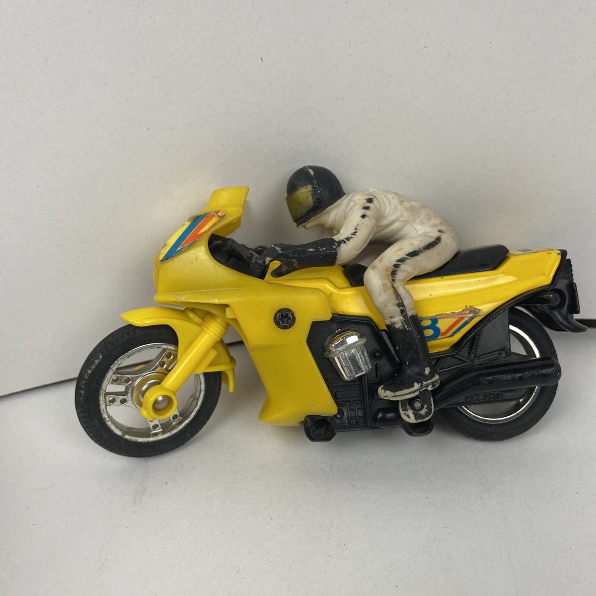 Tonka Vintage Motorcycle with Rider Made in Japan Friction