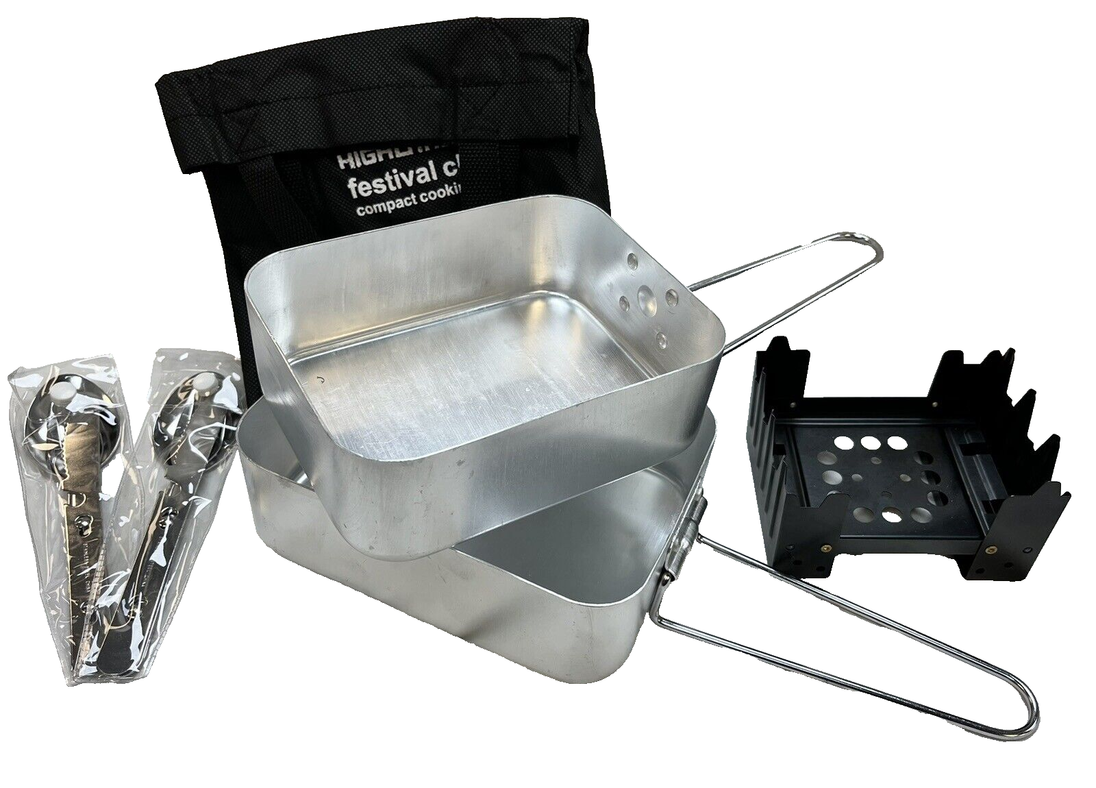 Mess Tins Cooking Set Festival Chef Set / Camping Fishing Cadets Army Cook Set