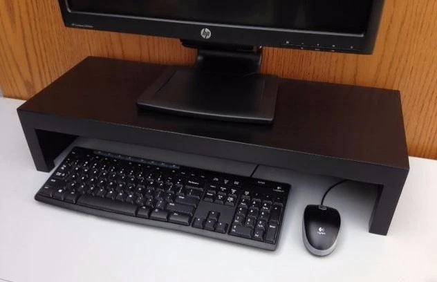 Computer Monitor/TV Riser Stand in Birch Wood  - Image 2 of 4