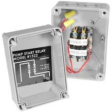 1522 Pump Start Relay for Irrigation Systems with Housing 24 VAC 60Hz 35VA 3 HP